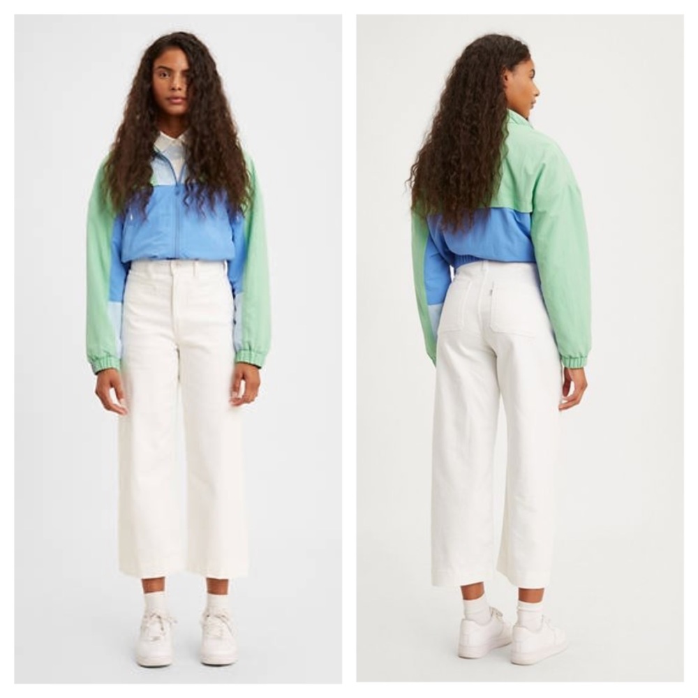 Levi’s White Ribcage Pants